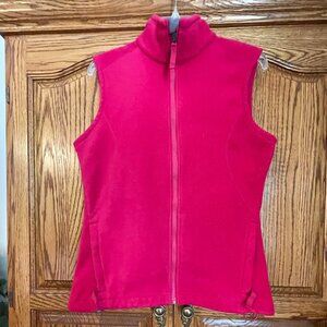 Cabela's Fleece Vest Women's Small Pink Full Zip